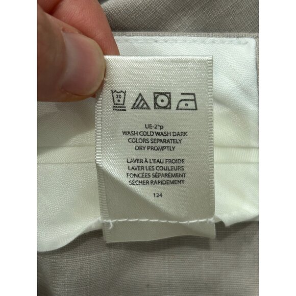 Van Heusen Flat Front Stretch Extensible Ankle Pants Beige Sz 12 Career Neutral - Picture 8 of 10